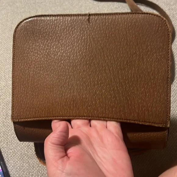 Valentino Garavani Vintage PROJECT Brown Leather Crossbody Bag - Picture 4 of 17